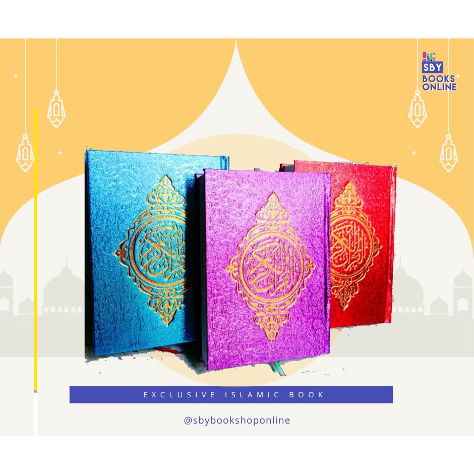 Alquran Metalik Non Terjemah Ukuran A6 Hard Cover Kertas HVS - Al Karomah - Souvenir Al Quran Non Te