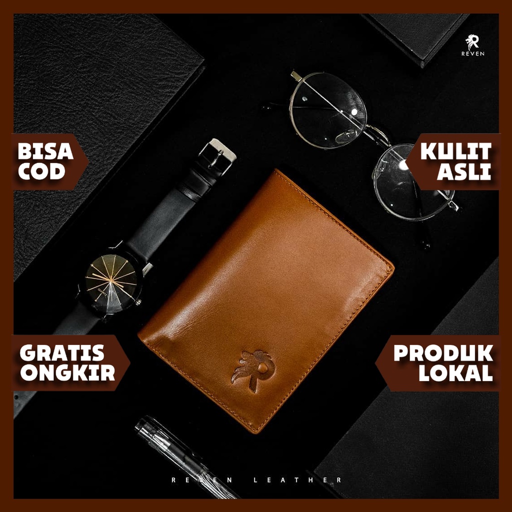 Bifold Dompet RANGER Leather Small Card Wallet Slot Kartu Banyak 2 Sekat Ruang ATM STNK Coin Koin da