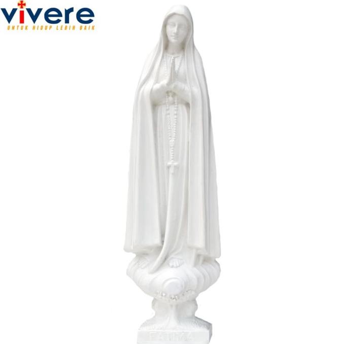Patung Maria Fatima 19 Cm Putih