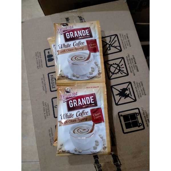 

kapal api Grande white isi 10sachet,per renteng.