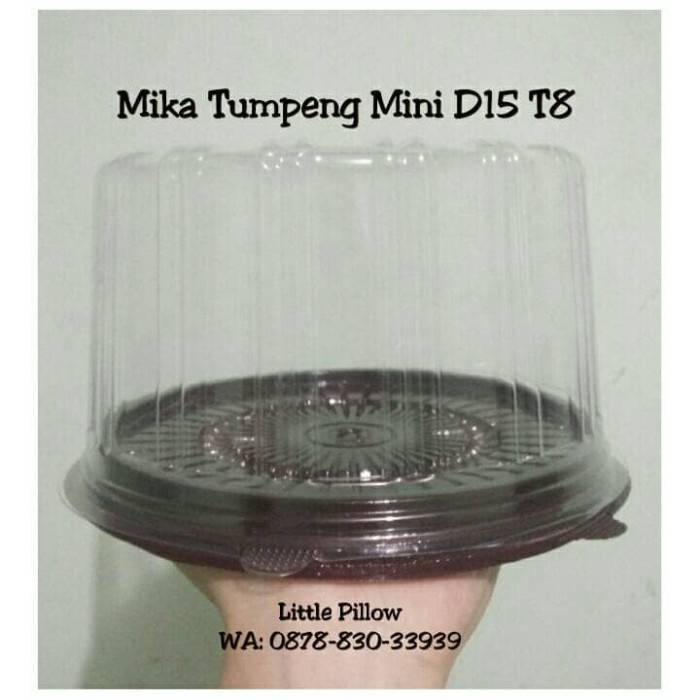 (Isi 50pcs) Mika Tumini/ Mika Tart/ Mika Bolu Gulung/ Tumini D15