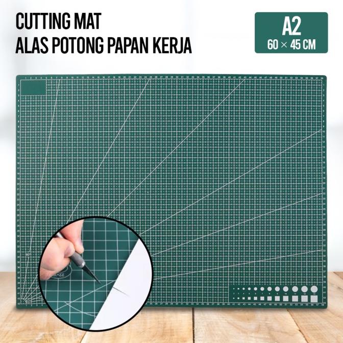 

Terlaris QJH Working Pad Cutting Mat Alas Potong Papan Kerja A2 60 x 45 cm Termurah