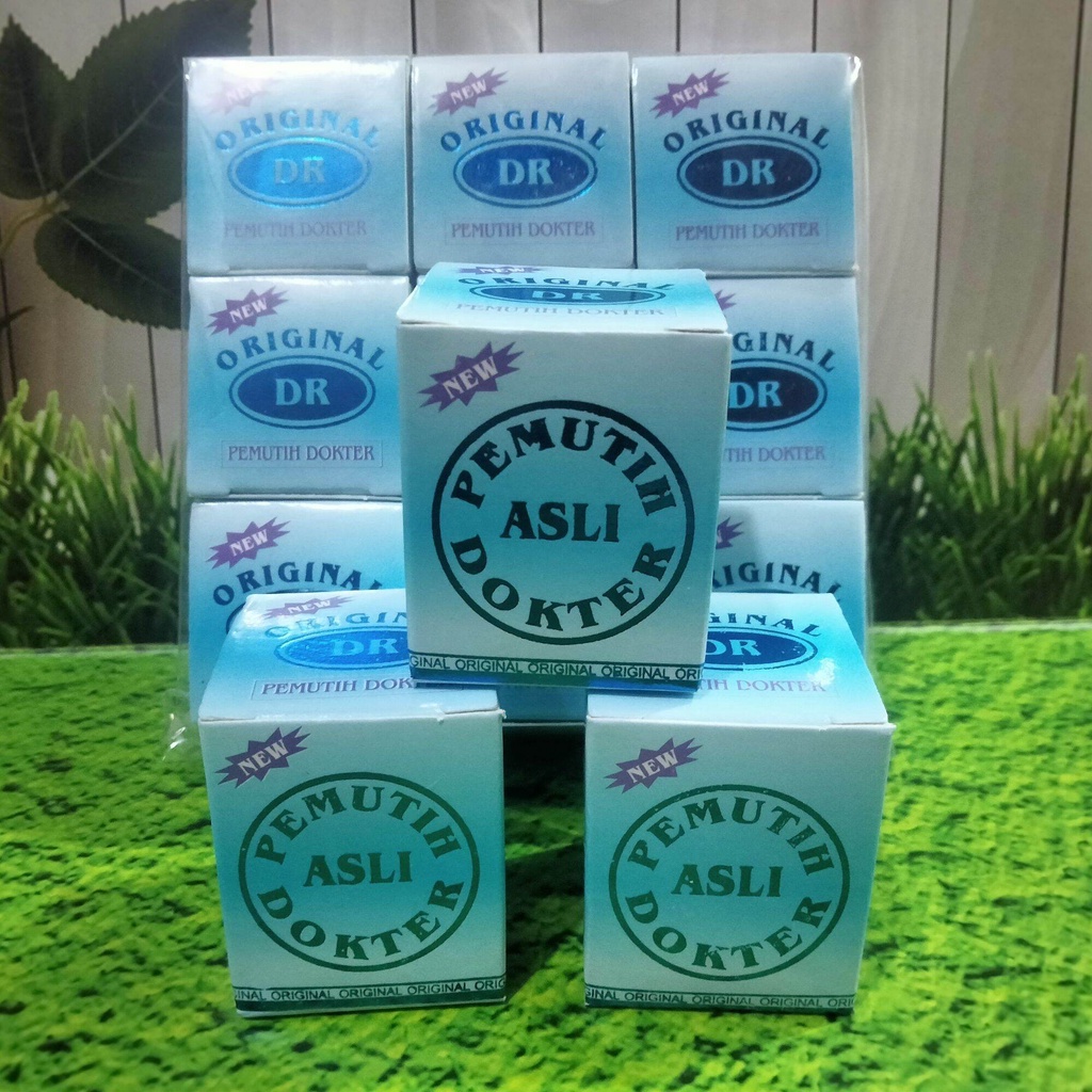 6 PCS - CREAM DR BLUE - CREAM PEMUTIH WAJAH DR BLUE