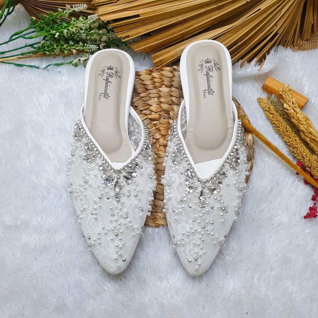 Flatshoes wedding pesta cantik naima puith