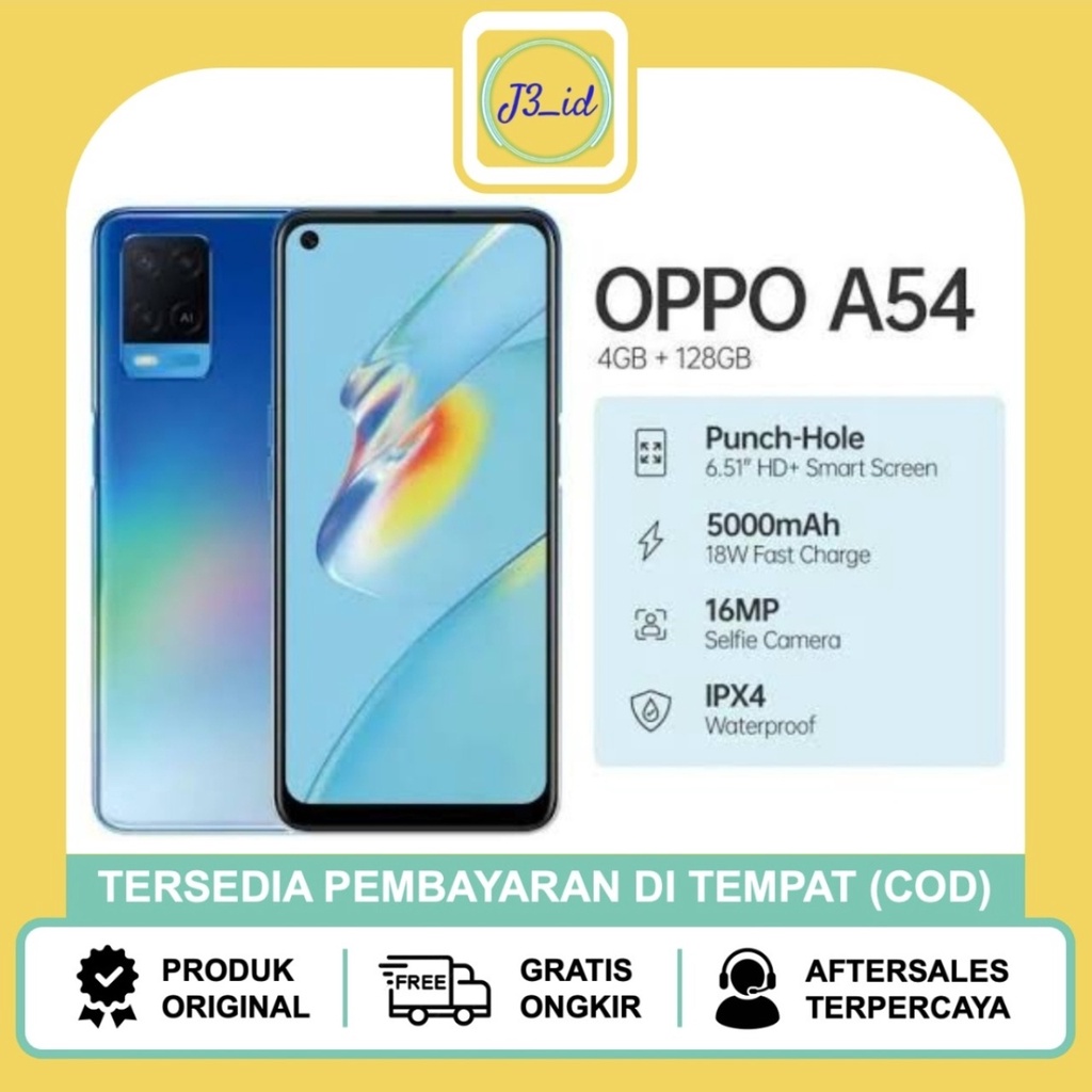 OPPO A54 6/128 &amp; OPPO A57 4/64 &amp; 4/128 NEW GRS RESMI OPPO