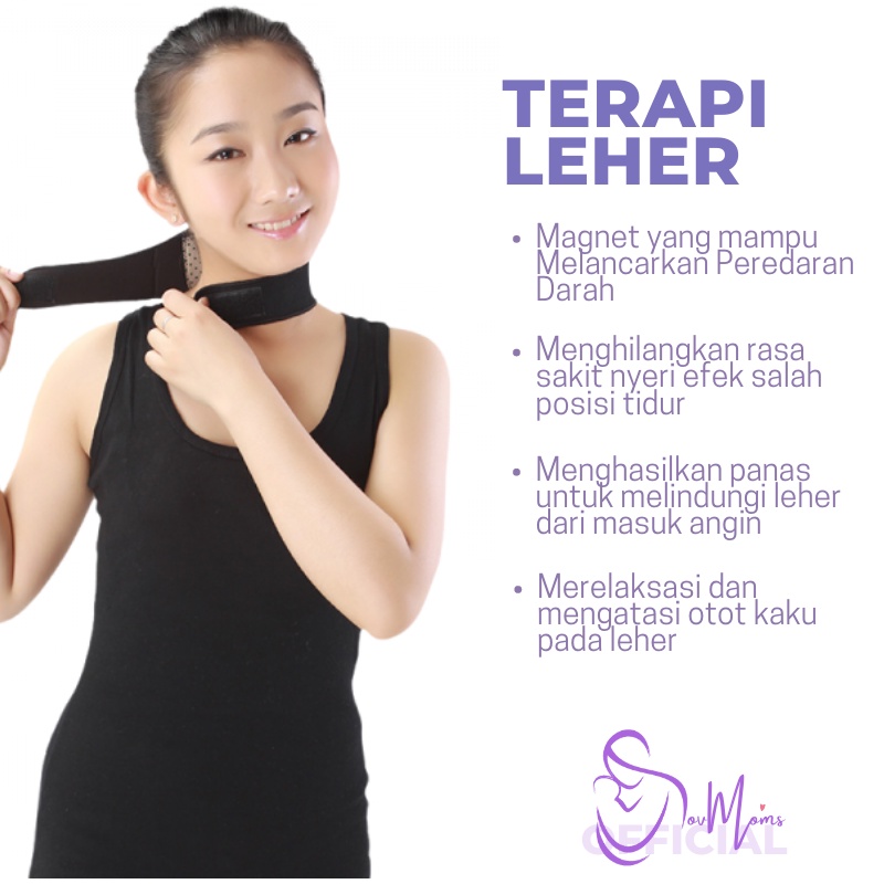 Terapi Leher Neck Magnetic Tcare Tourmaline Alkes Pemijat Leher Alat Kesehatan