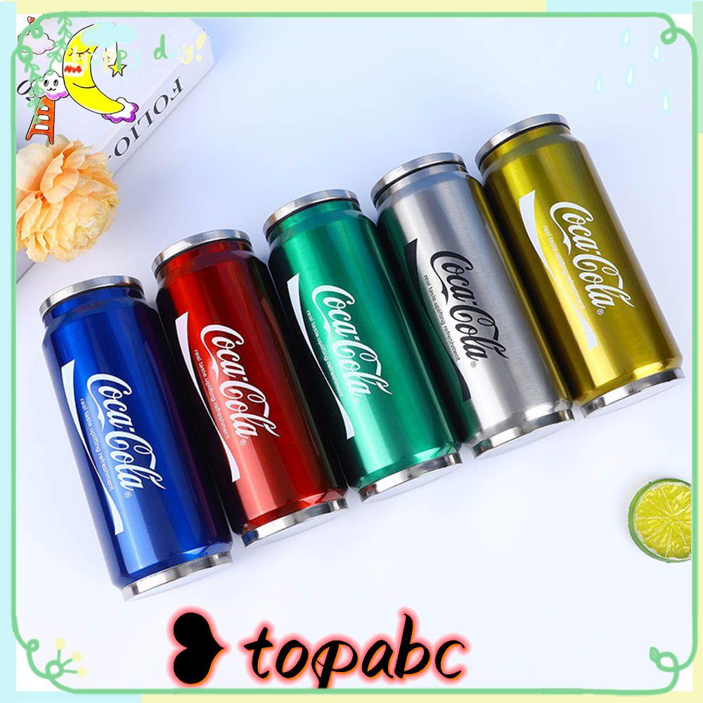 Top Termos Cangkir Reusable Stainless Steel Kreatif Stainless Steel Sedotan Botol Air Minum Mug Kopi Insulated Cup