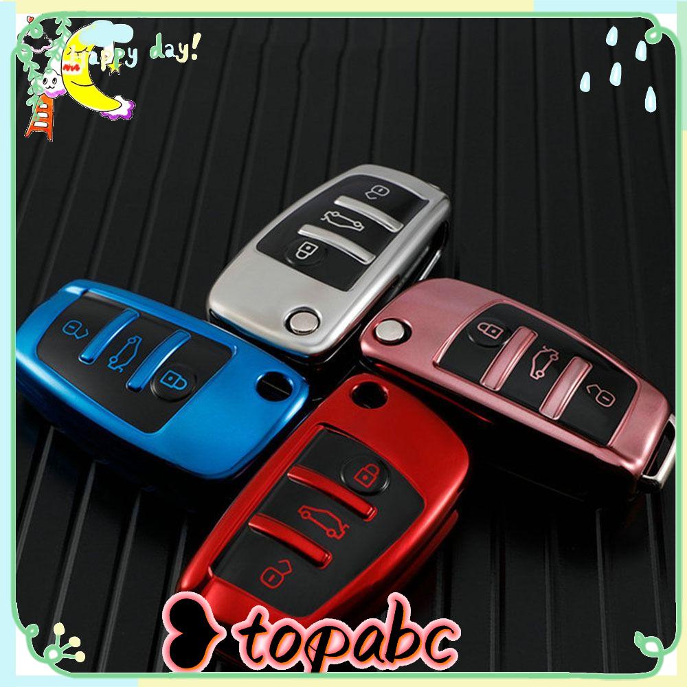 Top Remote Key Case Soft TPU Pelindung Kulit Key Fob Cover