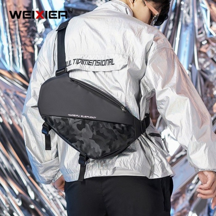 Bisa Nego Weixier Ke202 Waist Crossbody Bag - Tas Selempang Pria Kungfu Elephant