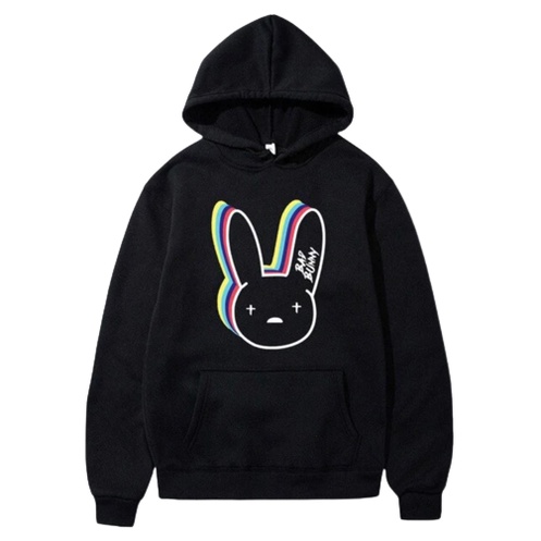 Bad Bunny Jumper Hoodie II Sweater Hoodie Trendy II Sweter Oblong Topi Sz M - XL Anak &amp; Dewasa ( Pria &amp; Wanita )