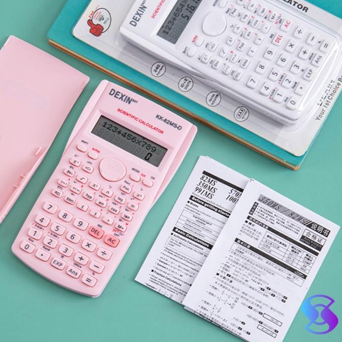 

DFE♚ Kalkulator Color Function Scientific Kalkulator 24 Fungsi Kalkulasi 3 Warna 1700 scientific calculator KK-82MS-D Oke Price