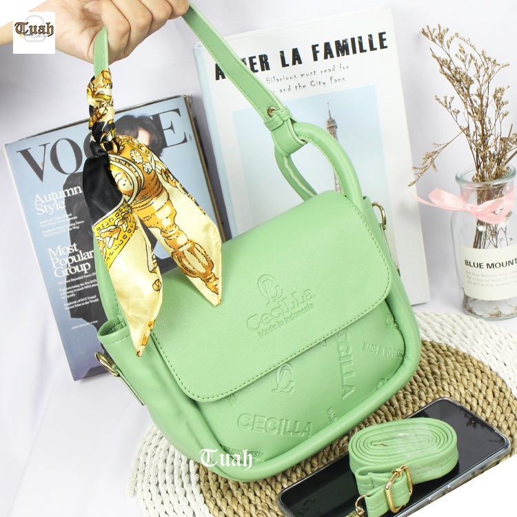 TUAH SLIMBAGS NEW ARRIVAL / Shoulder Bag CeciLLa Premium Multy Fungsi Series high quality MX 59 / Tas Selempang &amp; Bahu Wanita / Tas Wanita Terbaru Kekinian &amp; Terlaris/ Tas OOTD