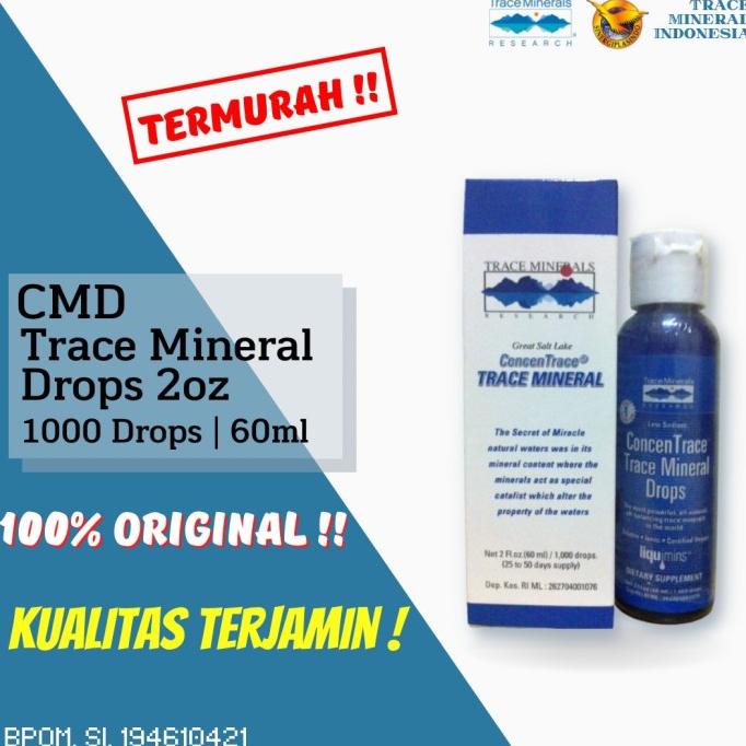 CMD ( Concentrace Trace Mineral ) 1000 Drops / 60ml / 2oz Original