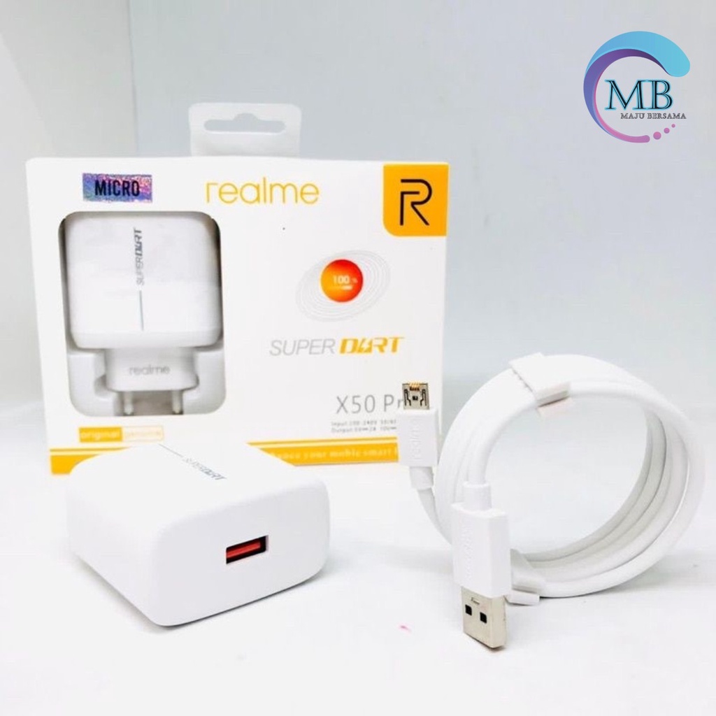 Charger Cashan tc Original  realme 65wat micro usb Fast Charging super vooc MB4128