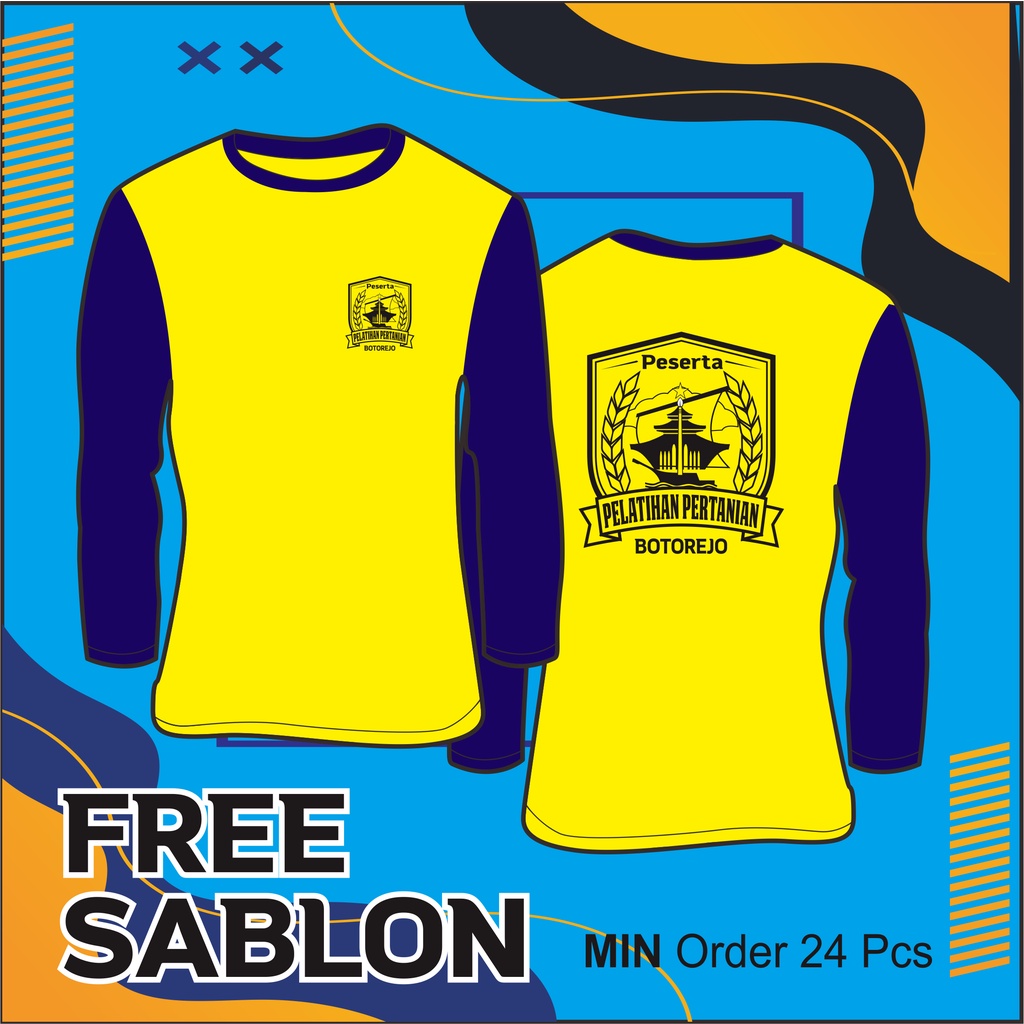 KAOS PROMOSI Sablon, Kaos Basahan Kerja, Kaos Tani, Kaos Sawah, Kaos Proyek, Kaos Mancing