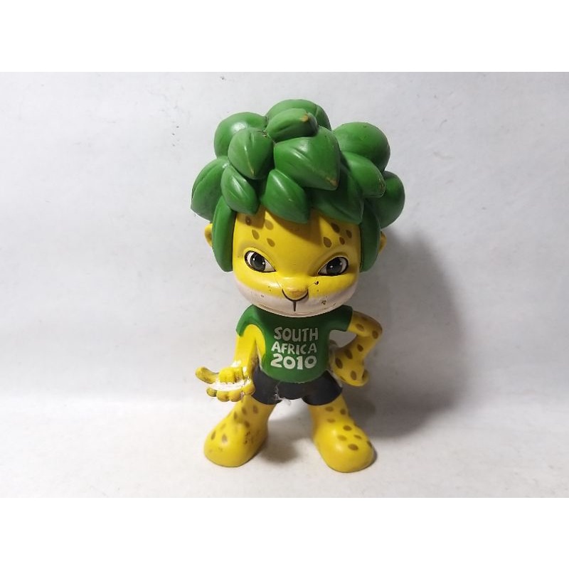 Maskot World Cup 2010 South Africa Afrika Selatan Sepakbola Zakumi Piala Dunia Pildun Figure Figurin