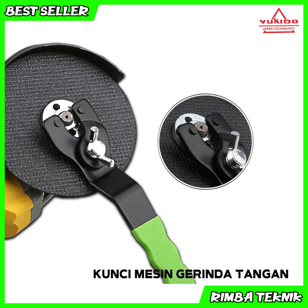 Kunci Gerinda Tangan Flexible 4 - 7 Inch Sparepart Kunci Mesin Disc Angle Grinder Adjustable Spanner Pin Kunci Mesin Gerinda