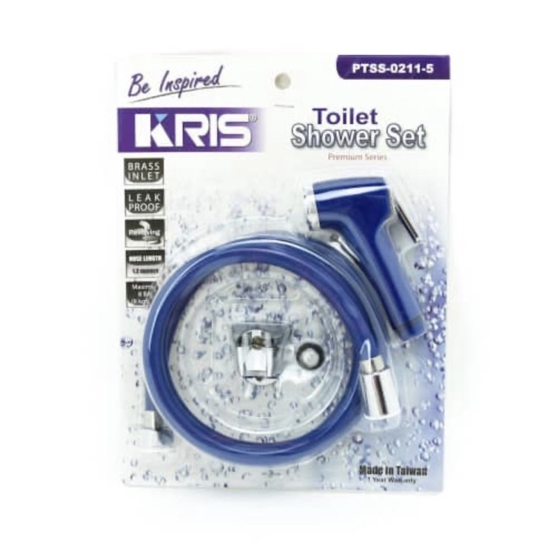 KRIS SET TOILET SHOWER CLOSED PREMIUM/ACE T.SHWRSETKRIS PREM REV WHT PTSS-0211-5W/ACE SHOWER KAMAR MANDI/ACE AKSESORIS KAMAR MANDI