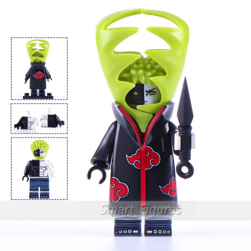 Hiruko Minifigures Naruto Sasori Akatsuki Nagato Pein Konan Deidara Yahiko Mainan Hadiah Figure Mini K2111