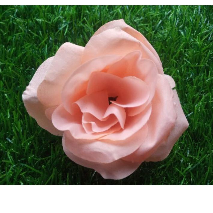 100 pcs Kuntum Bunga Mawar Artificial // Kepala bunga mawar