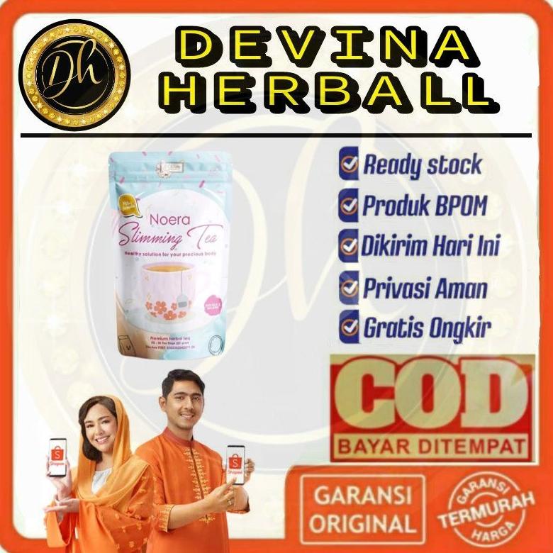

bwc77 Original 100% Teh Noera Slimming Tea / Teh Hijau Pelangsing Badan Herbal Alami (Isi 30 Teabags) .,..,.,,,,.,