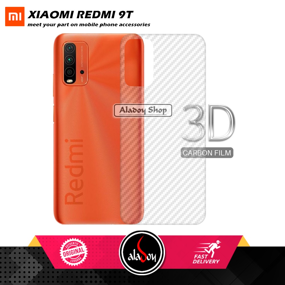 Tempered Glass Anti SPY Xiaomi Redmi 9T Anti Gores Privacy + Tempered Glass kamera dan Skin Carbon