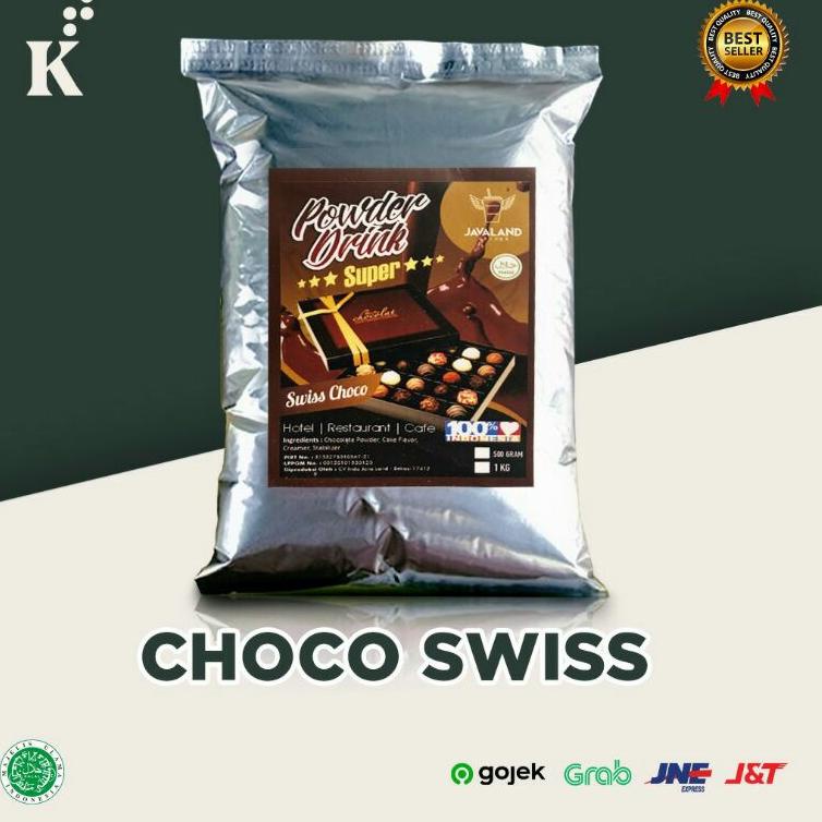 

✻Dijual ❆➲ Bubuk Minuman Bubble Powder Drink Swiss Choco ORIGINAL Javaland 1kg 53