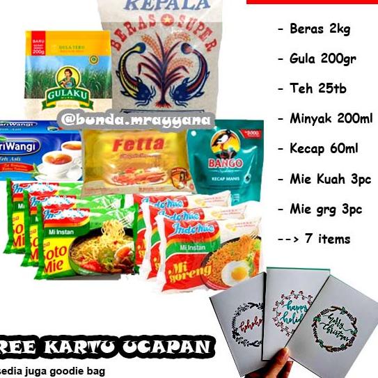 

TOP PRODUK [#P-06] Paket Sembako Ekonomis Murah Terjangkau Bingkisan Lebaran Hampers Baksos Bansos Set Hadiah Parsel Beras Minyak Gula parcel lebaran hari raya kirim orang tua dan kerabat***
