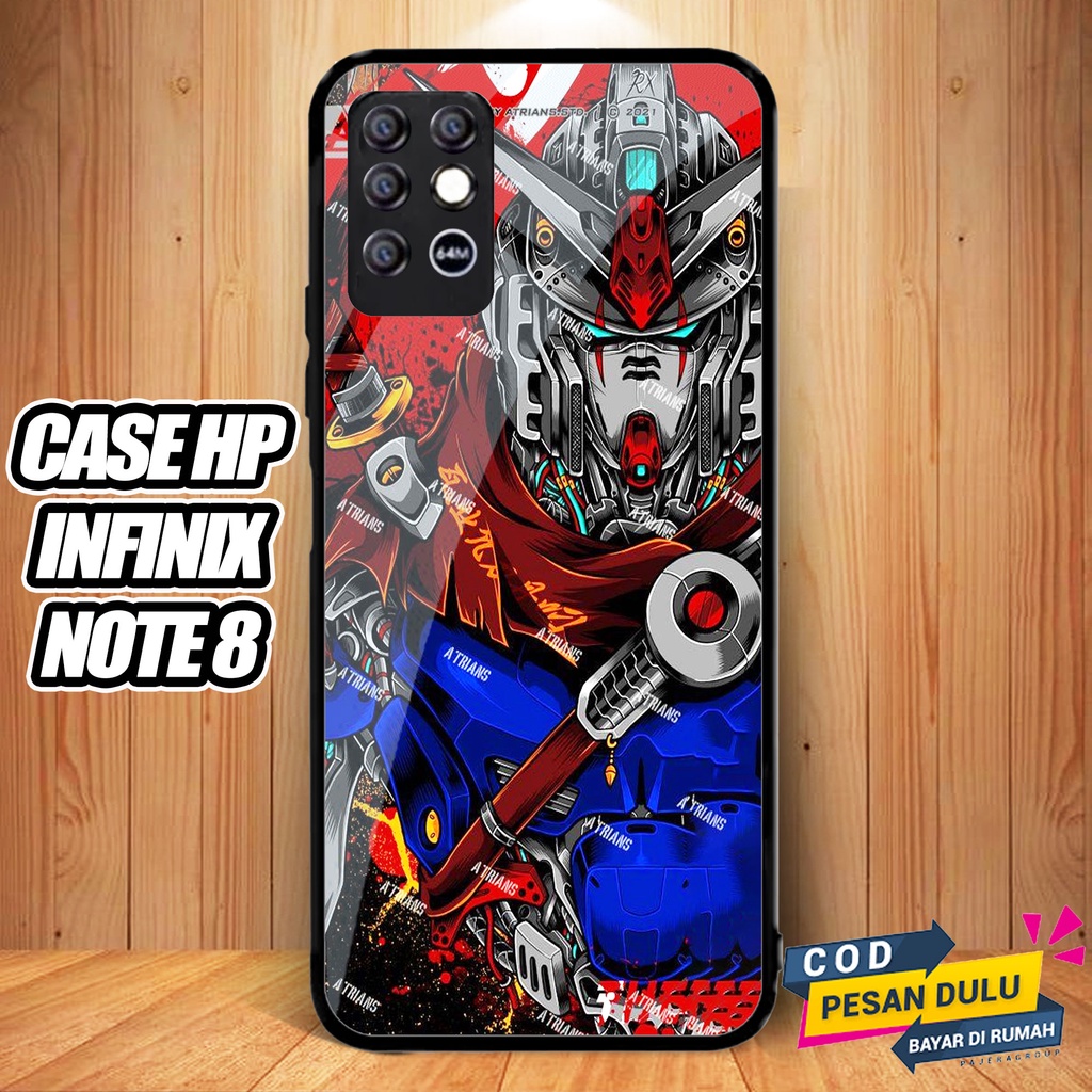 Case Infinix Note 8 Terbaru Casing Infinix Note 8 Case Hp Infinix Note 8 Motif GUNDAM Hardcase Gloss