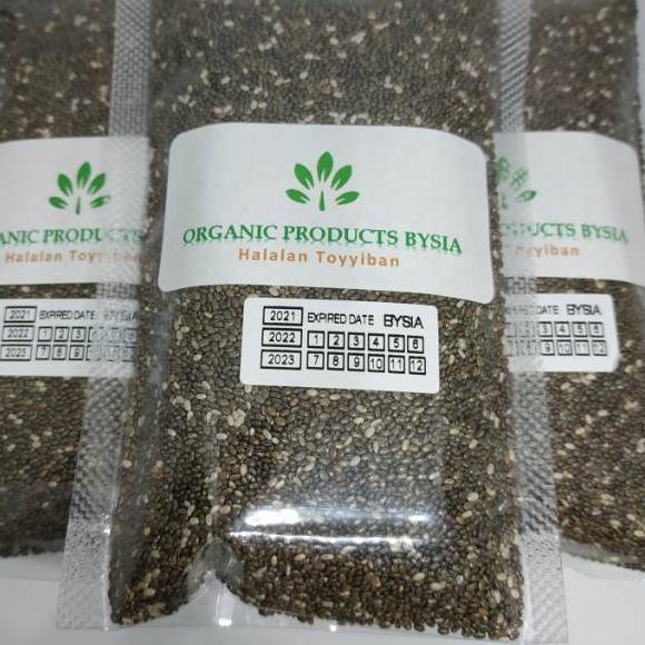 

BISA COD ✔️Organic Black Chia Seeds 250 gram Mexico - Chia Seed Chiaseed Chiaseeds 250 gr|SQ8