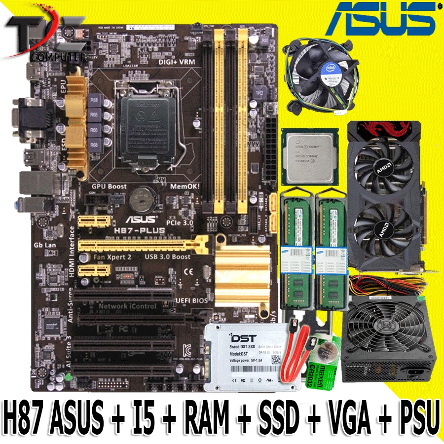 Mainboard Mobo Motherboard LGA 1150 H87 ATX