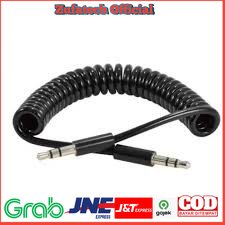 Kabel AUX Jack 3.5mm HiFi Spring - Black