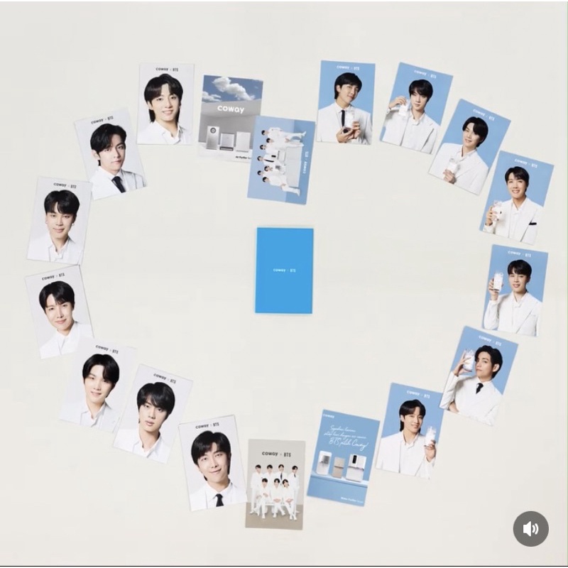 PHOTOCARD BTS X COWAY (BLUE SERIES)