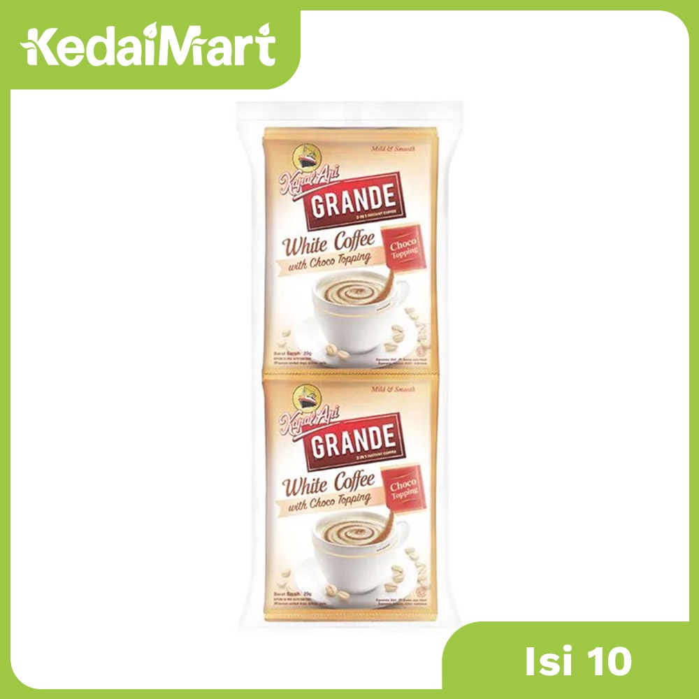 

Kopi Kapal Api Grande White Coffee Renceng Isi 10 x 20 Gram