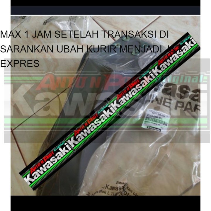 spakbor depan d tracker 150 abu abu original