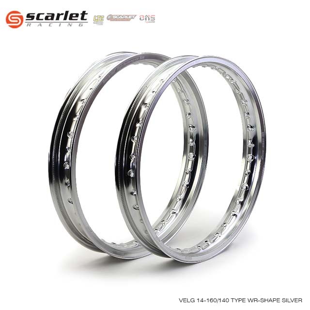 SCARLET RACING VELG PELEK SET RING 14 160 185 WR SHAPE