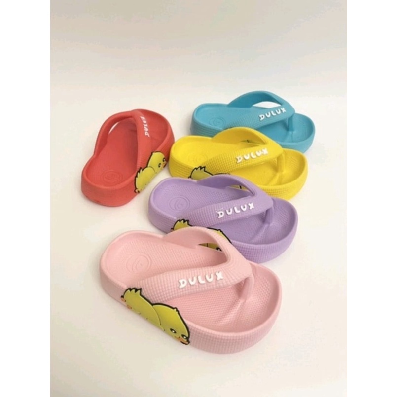 Sandal jepit anak perempuan lucu model duck NEW DULUX 510D