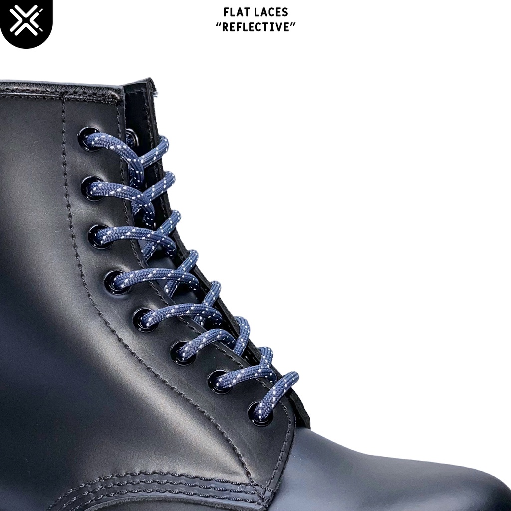 TALI SEPATU OUTDOOR POLYESTER / TALI SEPATU REFLECTIVE NAVY | PREMIUM SHOELACES