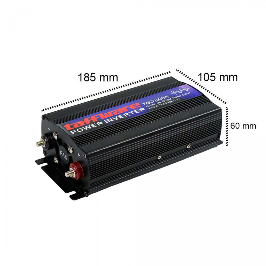 Power Inverter Mobil 1000 Watt DC 12V to AC 220V Taffware