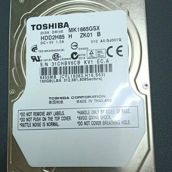 Big Sale Hardis ps 3 internal / Hdd Hitachi 160GB SATA 2.5in