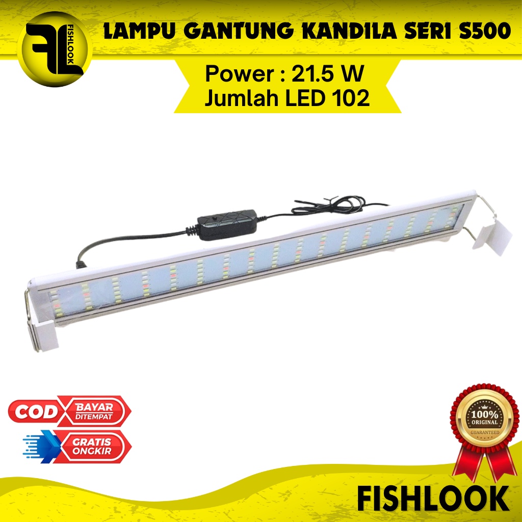 Kandila S500 S500RGB S-500 RGB Lampu Aquascape LED Aquarium Gantung