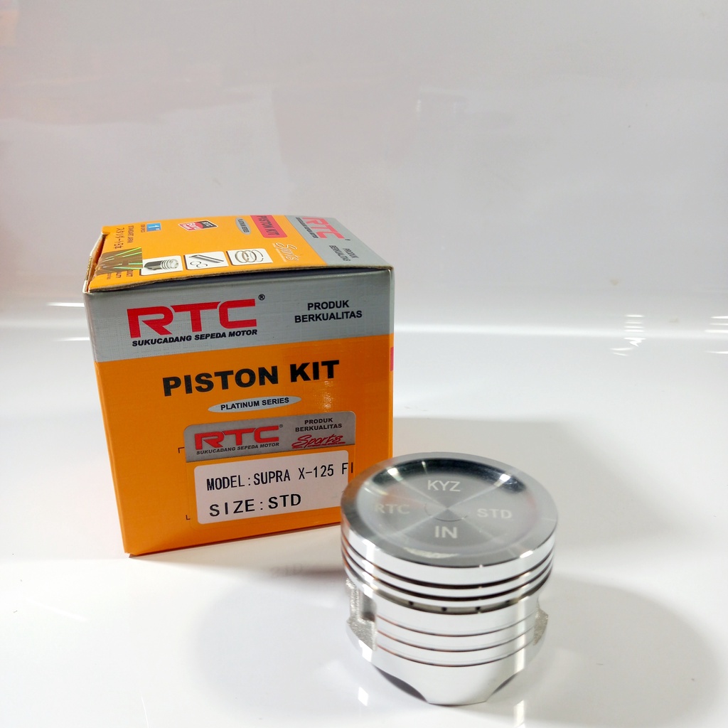 PISTON KIT SUPRA X 125 Fi SEHER KOMPLIT SUPRA X 125 Fi HIGH QUALITY RTC