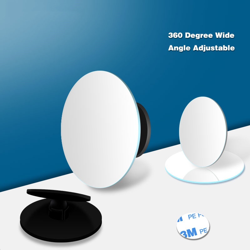 【2PCS】Spion Kecil Mobil / Kaca Cembung Spion Bulat Kecil Mobil Blind Spot Mirror Tempel Motor