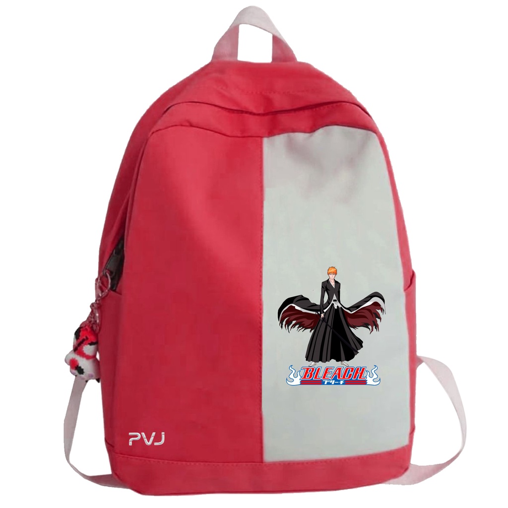 PVJ - Tas Anime Karakter Bleach Ichigo untuk sekolah SD Laki-laki dan Perempuan