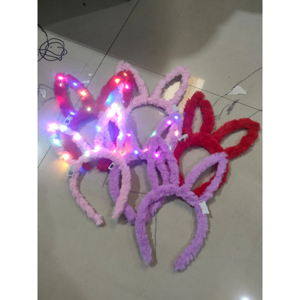 BANDO beruang BERUANG TEDDY KUCING LED PELANGI POLOS WARNA