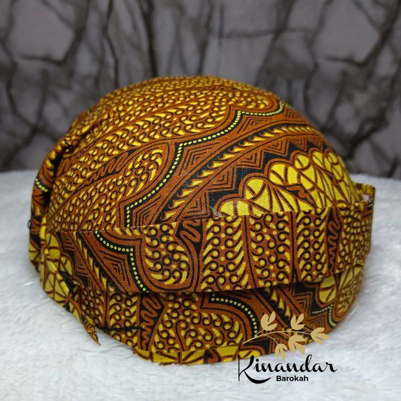 Blangkon Solo Anak Jebeh Motif Batik / Blangkon Anak Solo