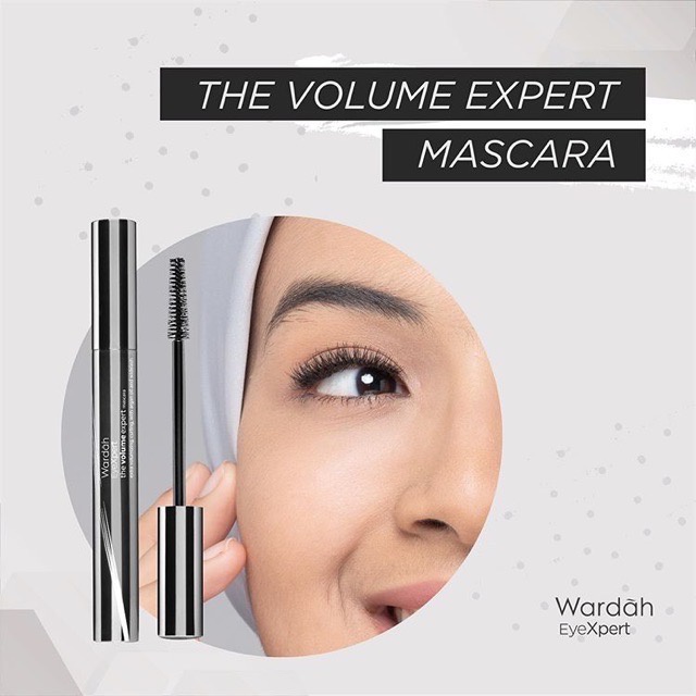 WARDAH EyeXpert The Volume Expert Mascara Indonesia / Maskara 7g / Extra Volumizing Curling With Argan Oil And Wildlash / Black Hitam Intense Tahan Lama 12 Jam / Melentikkan Melebalkan Menutrisi Lentik / Cosmetic Makeup Face Eye Make Up / Eye Xpert Series