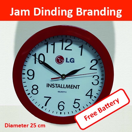 Jam dinding unik jam dinding branding brand LG
