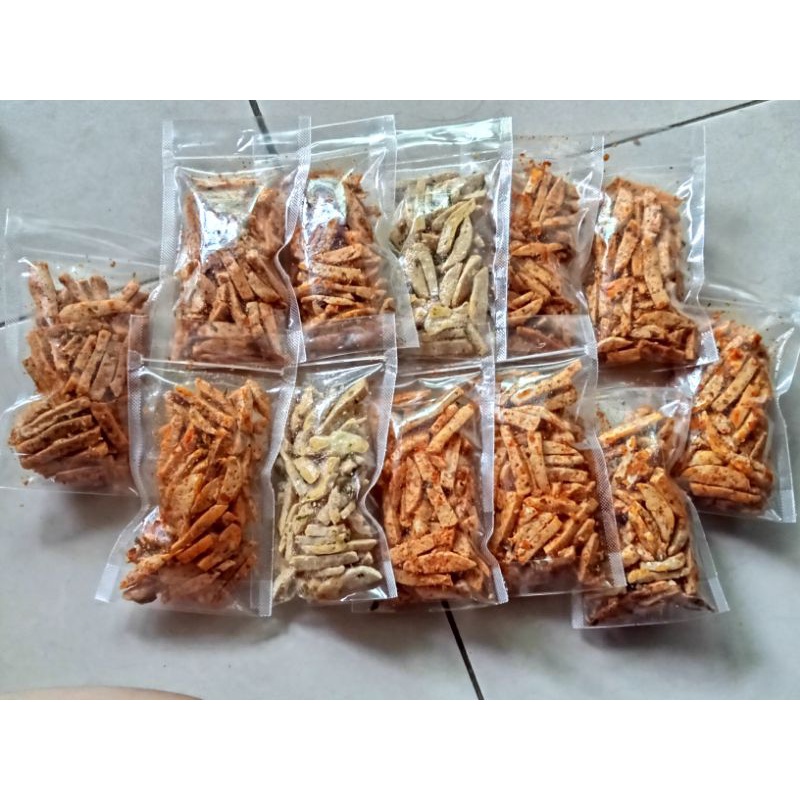 

Basreng Pedas Daun Jeruk / Basreng Original Daun jeruk / Basreng Bumbu Varian 1kg / 500 gram / 250 gram