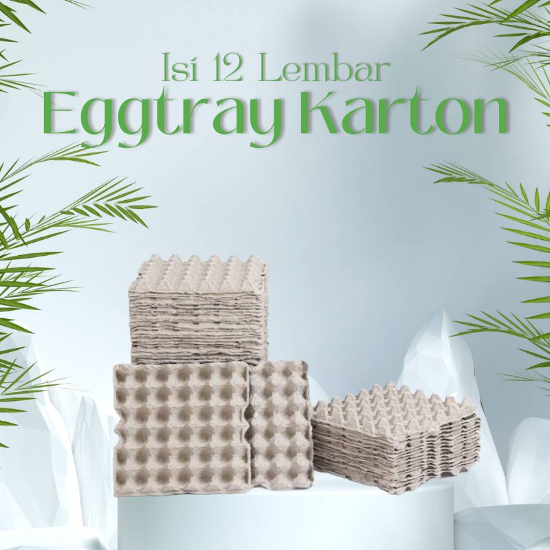 Eggtray Karton Baru Isi 12 Lembar, Nampan telur tatakan telur no#1 di indonesia